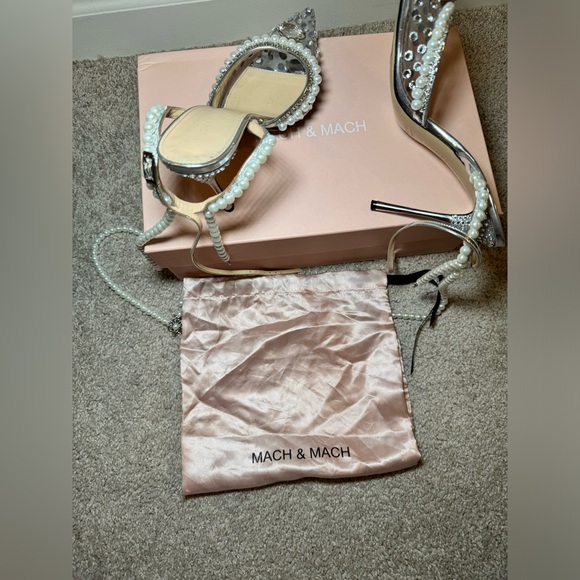 Mach & Mach diamond of Elizabeth PVC high heels - Picture 5 of 6